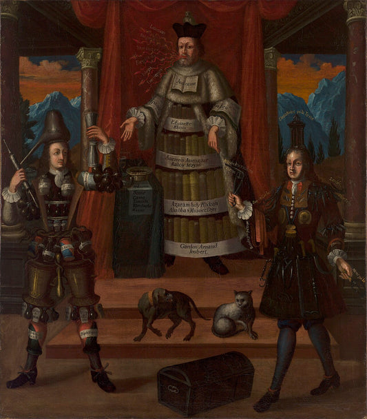 Personifications of medicine, pharmacy and surgery (Wellcome Collection)