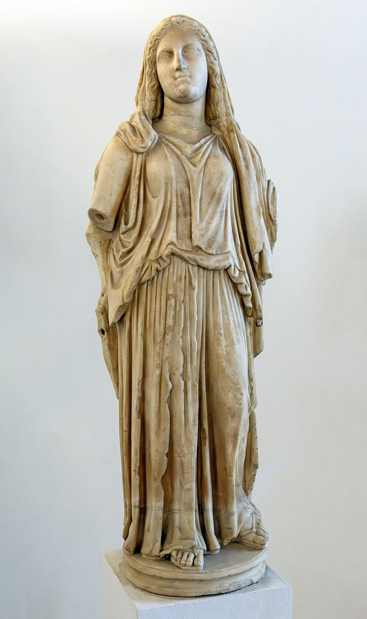 Demeter, ancient Greek goddess of grain, Museo archeologico Venice