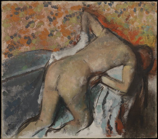 Edgar Degas, After the Bath, Woman Drying Herself (1890)