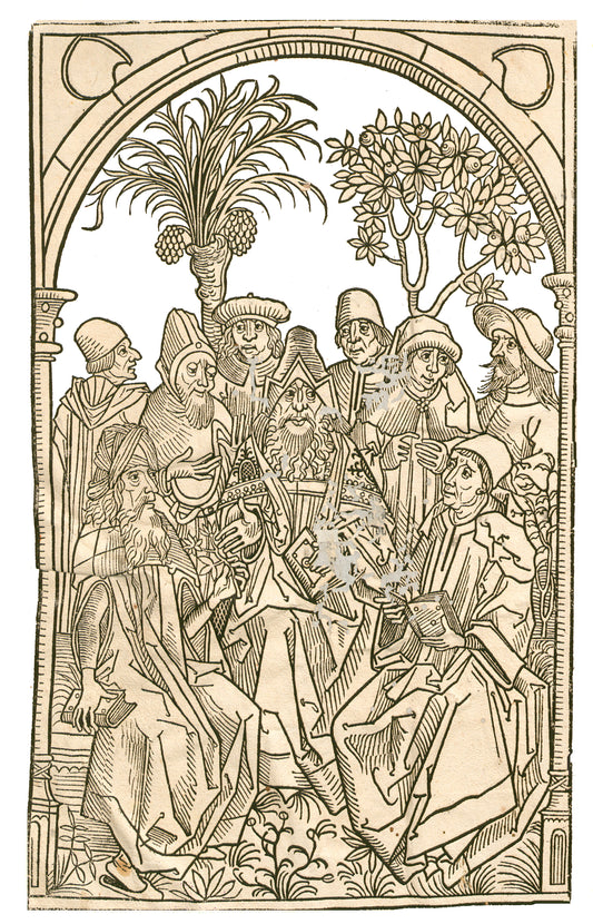 Hortus Sanitatis title page (1491)
