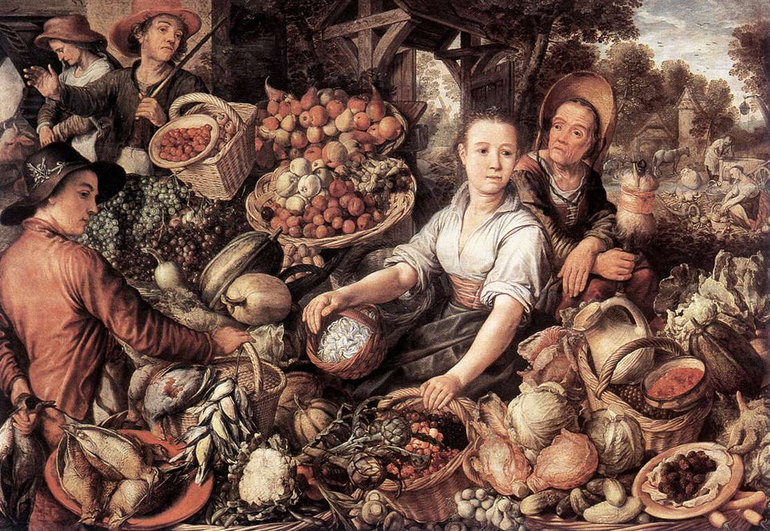 Joachim Beuckelaer, The Vegetable Market (16th c.)