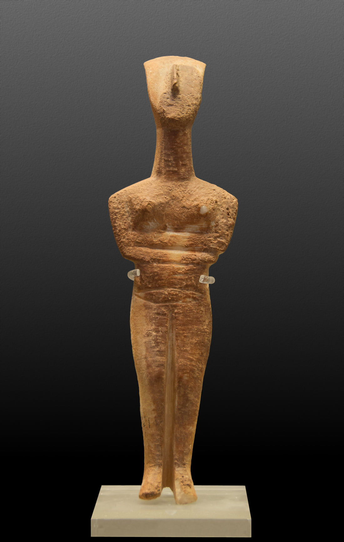 Cycladic marble figurine, c. 2700-2400 BCE, National Archaeological Museum, Athens