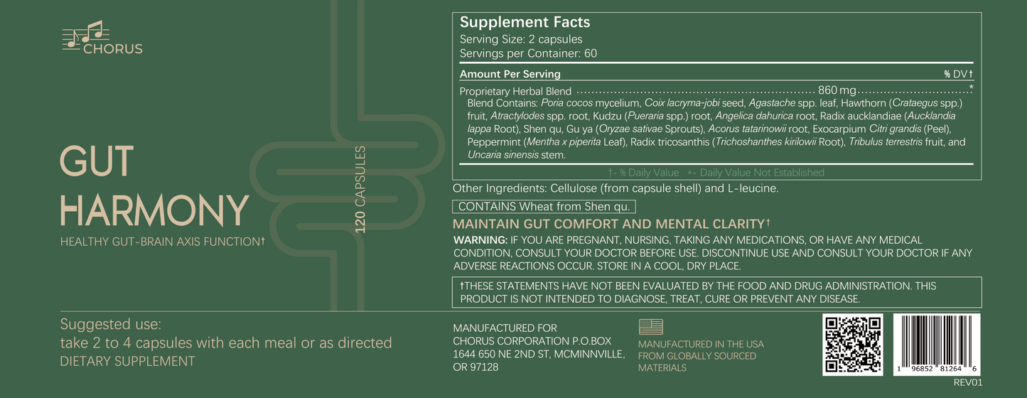 Chorus Gut Harmony (Organic)